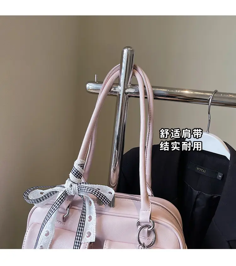 Women Cross-Border Underarm Bag Large Capacity Retro Black — feature 6