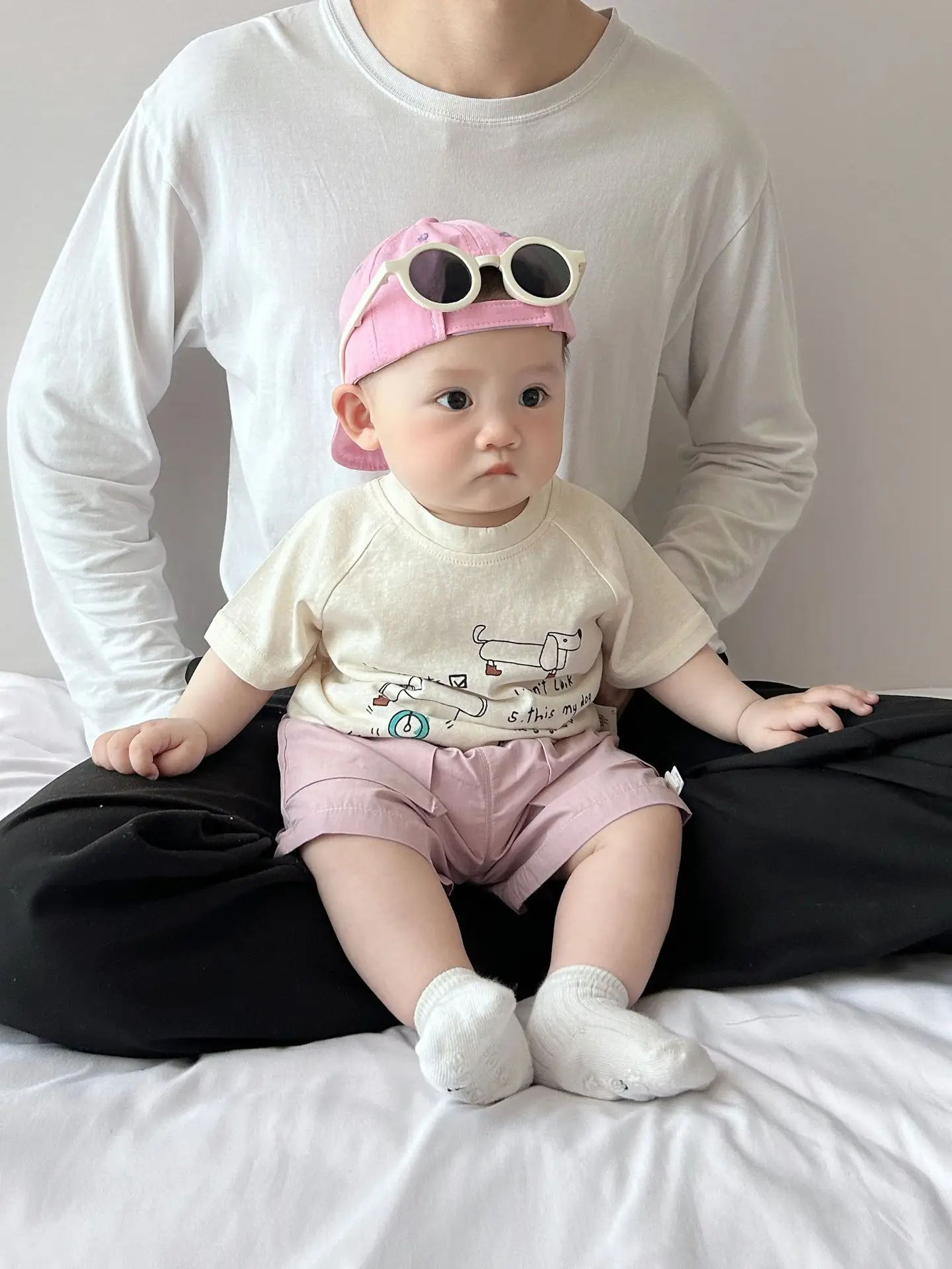 Boys Pink Cotton Shorts Summer 2025 - Image 5