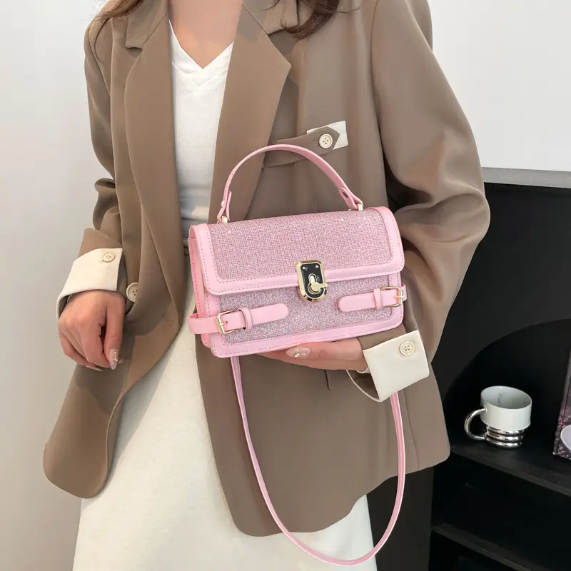 Trendy Beige Square Shoulder Bag for Women 2025 - Image 7