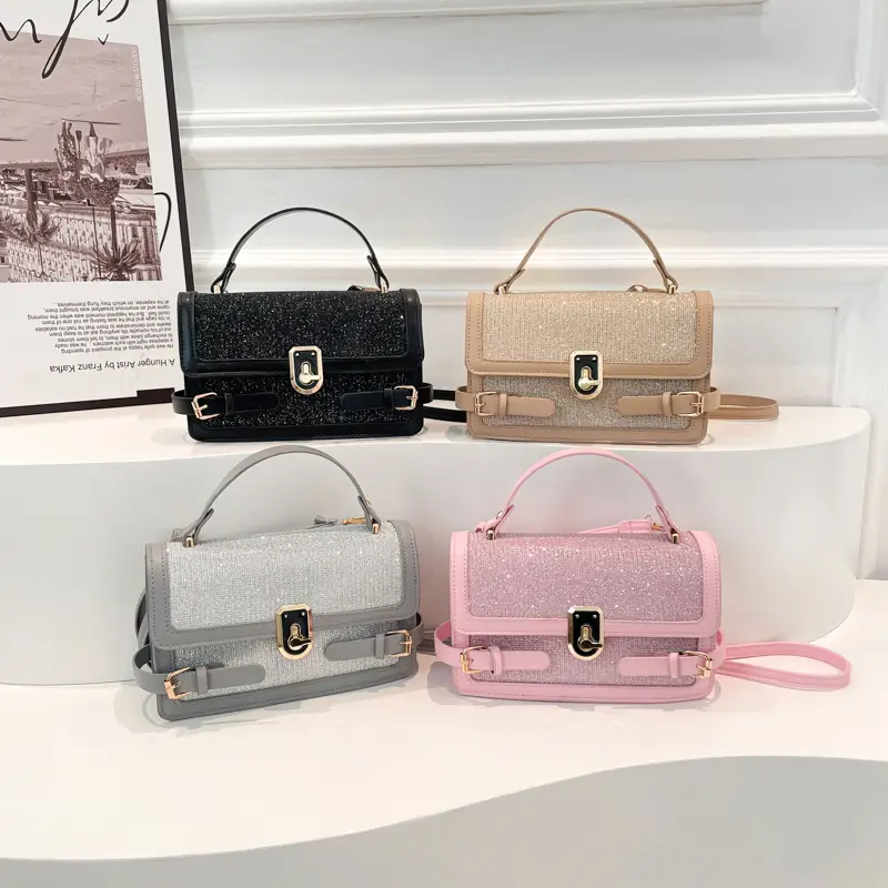Trendy Beige Square Shoulder Bag for Women 2025 - Image 8