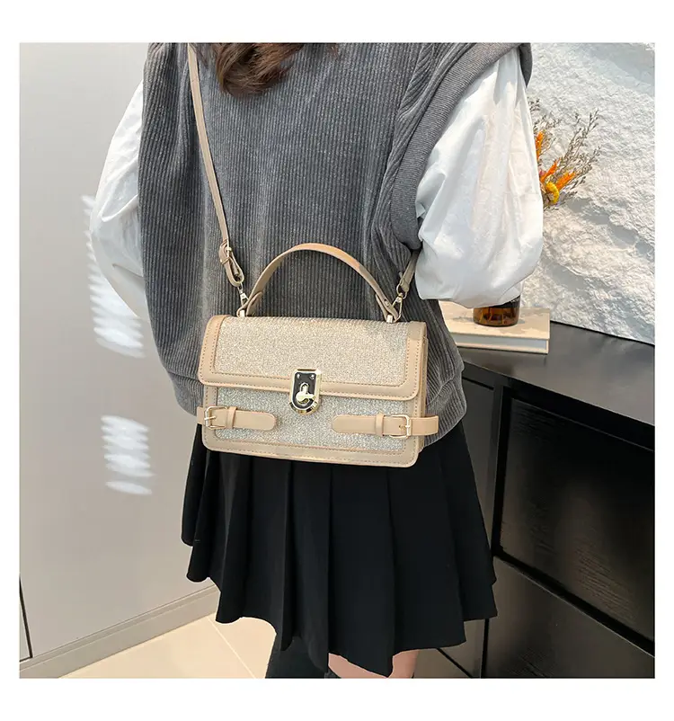 Trendy Beige Square Shoulder Bag for Women 2025 — feature 12