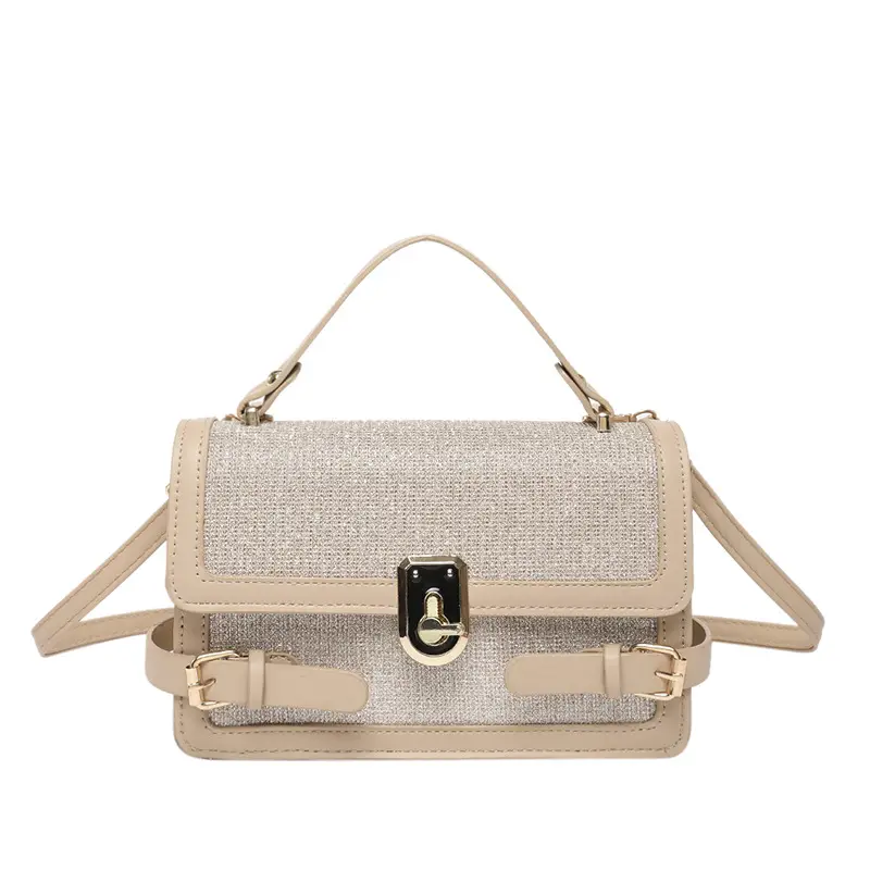 Trendy Beige Square Shoulder Bag for Women 2025 - Image 3