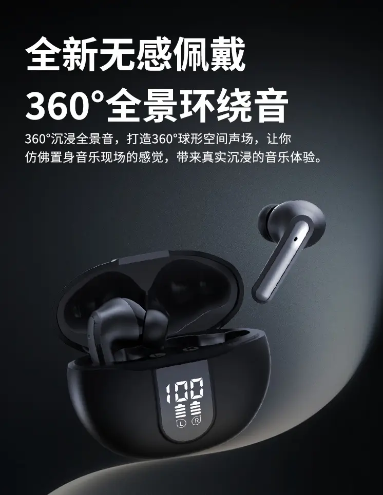 Bluetooth 5.4 Wireless Headset S680Tws In-Ear Dual Mic — feature 1