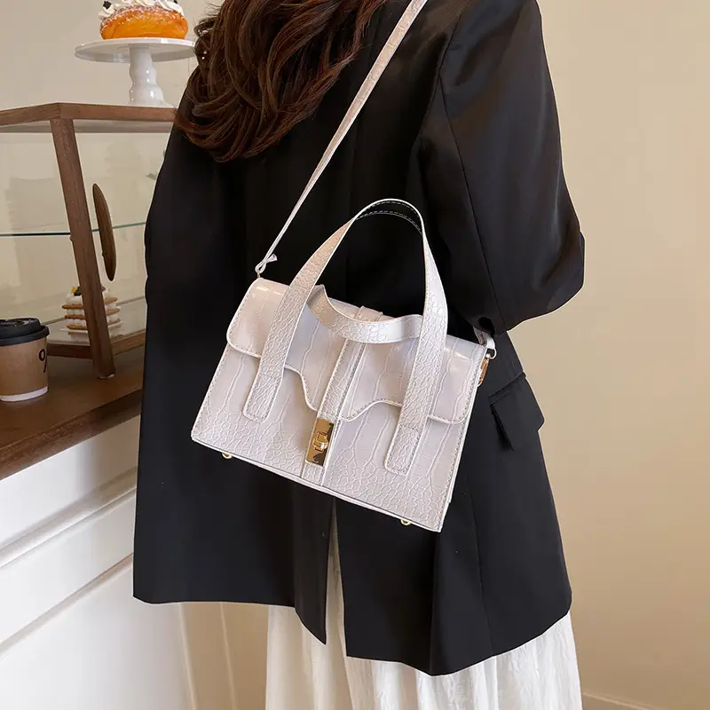 2025 Red Crocodile Bag for Women Commuter Shoulder Crossbody - Image 6