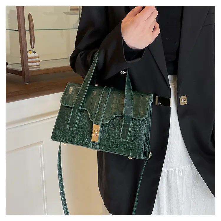 2025 Red Crocodile Bag for Women Commuter Shoulder Crossbody — feature 12