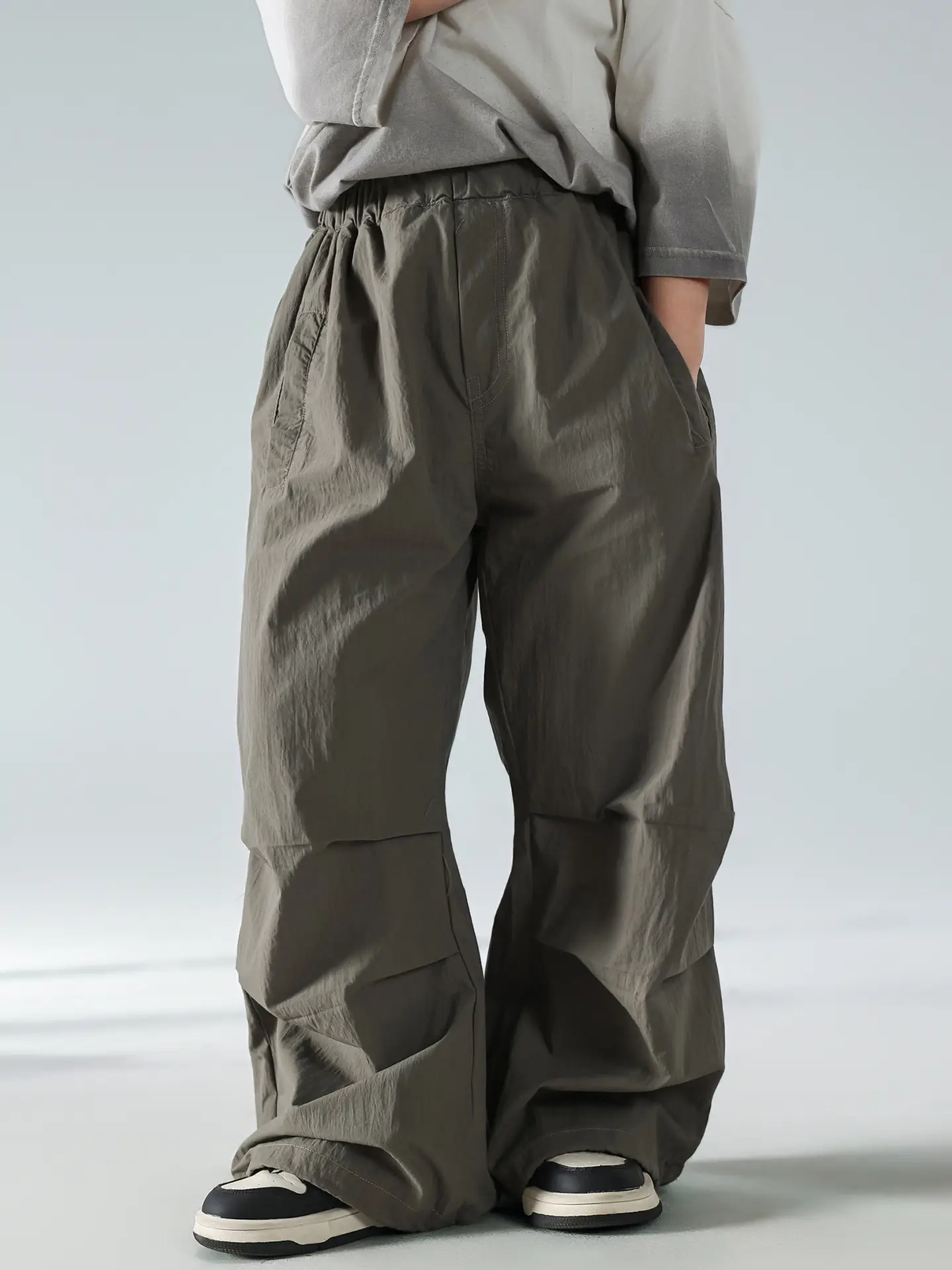 Boys Summer T-shirt Korean Style 2025 Short Sleeve Trousers Set — feature 17