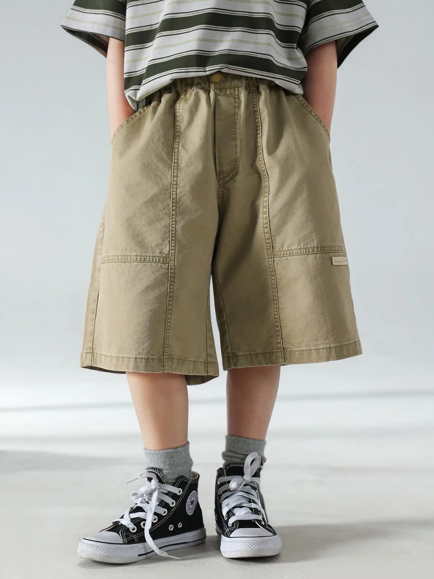 Boys Striped Shorts T-Shirt Set Summer 2025 — feature 10