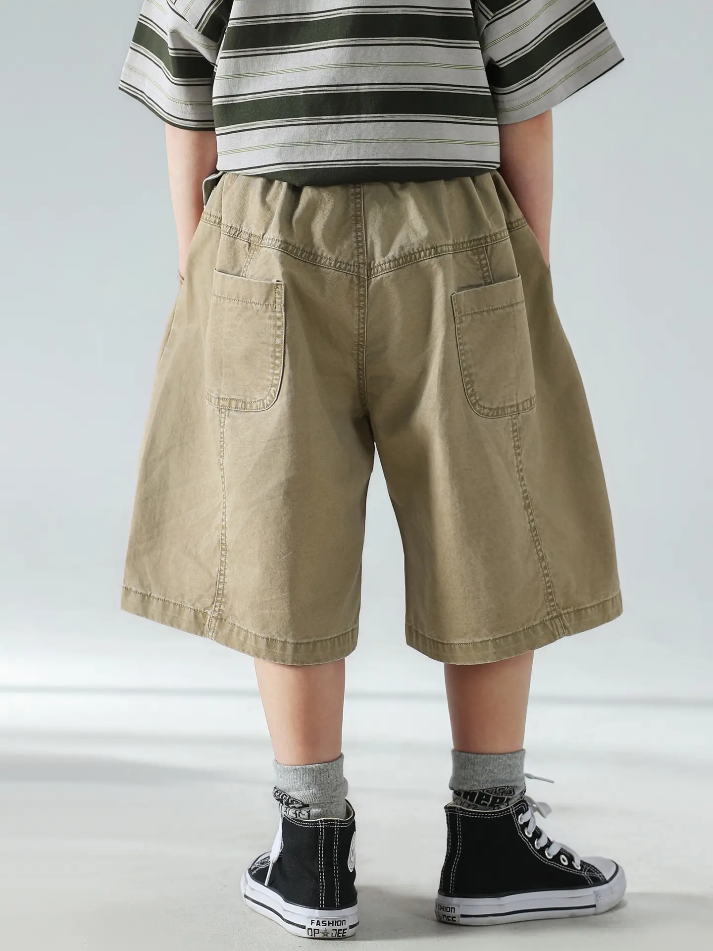 Boys Striped Shorts T-Shirt Set Summer 2025 — feature 15