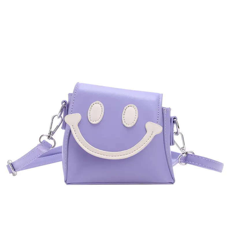 Smiling Face Mini Crossbody Bag for Girls - Image 7