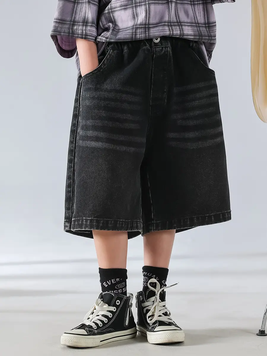 Boys Korean Print T-Shirt Shorts Set 2025 — feature 11