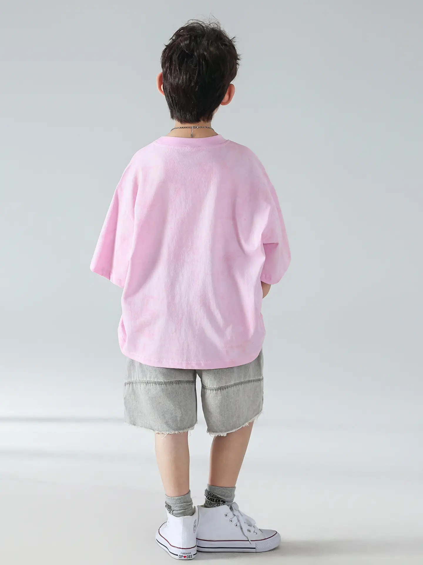 Boys Denim Shorts Set Summer Korean Style 2025