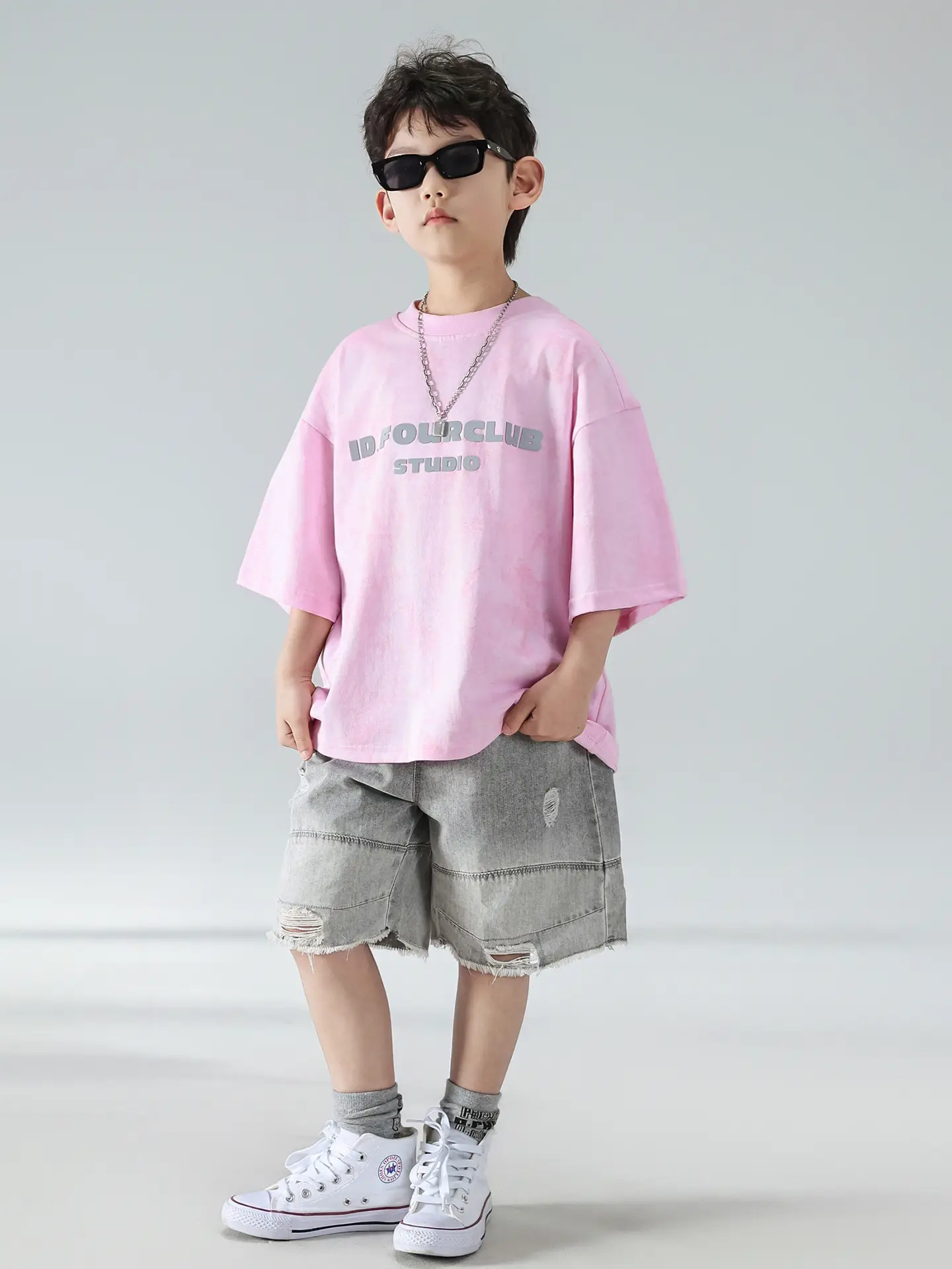 Boys Denim Shorts Set Summer Korean Style 2025 — feature 20