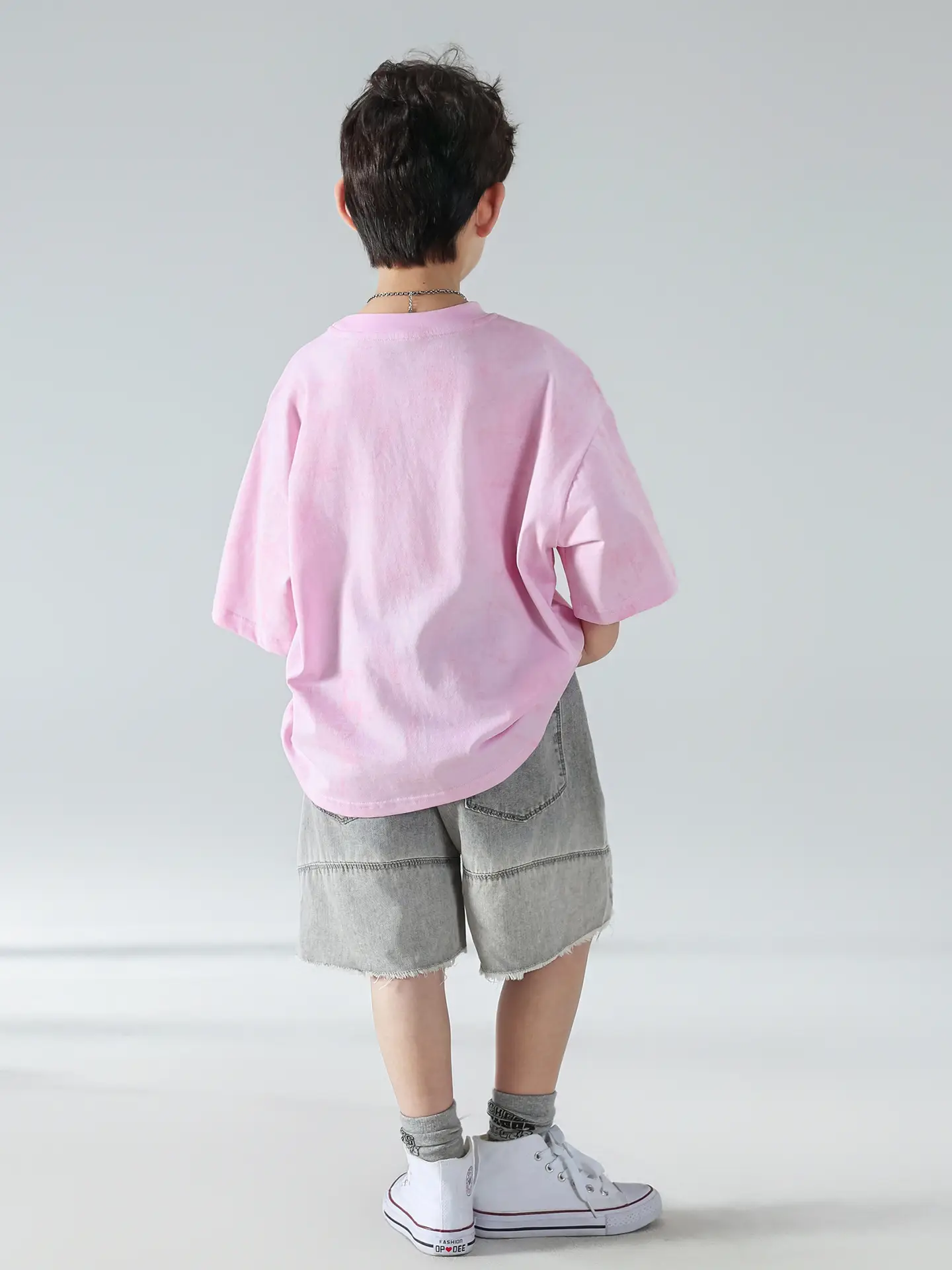 Boys Denim Shorts Set Summer Korean Style 2025 — feature 22