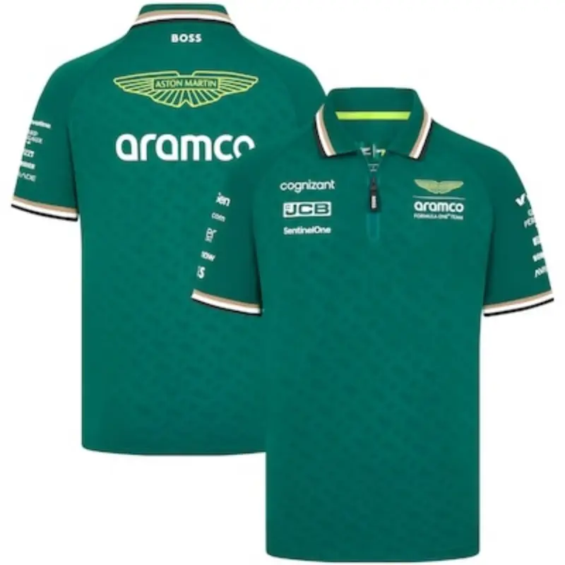2025 New F1 Team Clothing T-shirt Racing Riding Shirt Short-sleeved POLO Shirt Men's Quick-drying Summer Work Car Clothing
