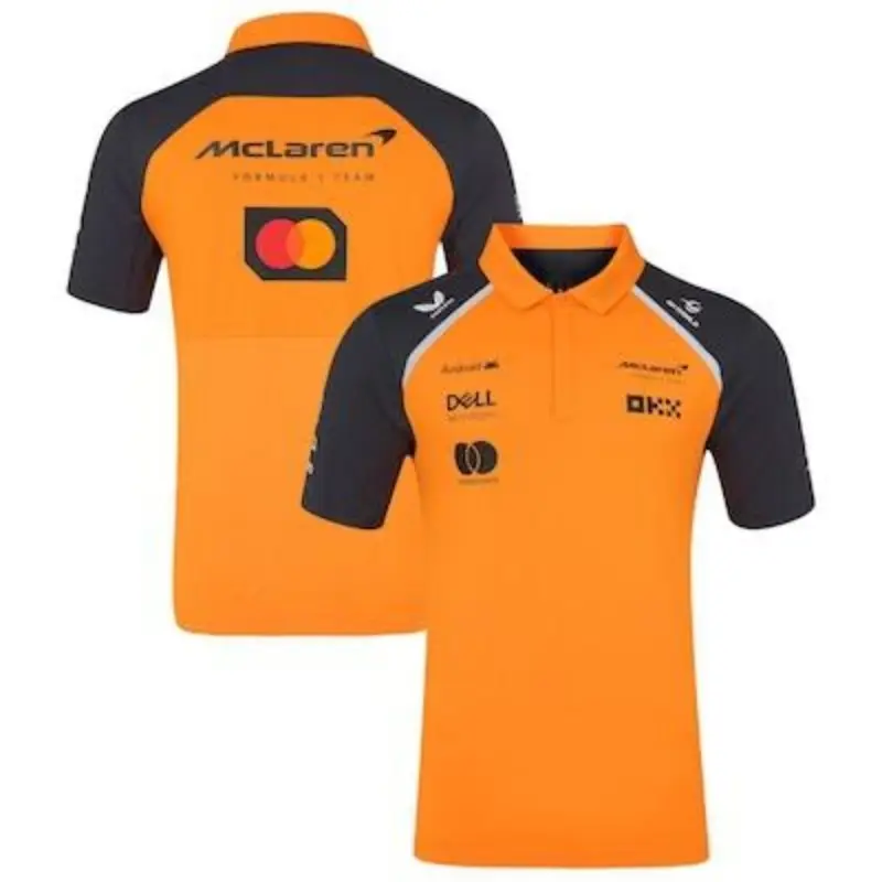 2025 New F1 Team Clothing T-shirt Racing Riding Shirt Short-sleeved POLO Shirt Men's Quick-drying Summer Work Car Clothing