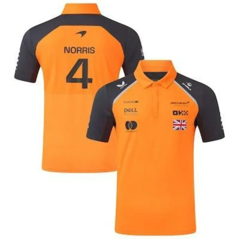 2025 New F1 Team Clothing T-shirt Racing Riding Shirt Short-sleeved POLO Shirt Men's Quick-drying Summer Work Car Clothing