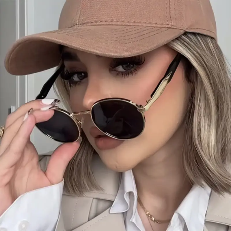 Oval Sunglasses Women High End Luxury 2024 - Image 7