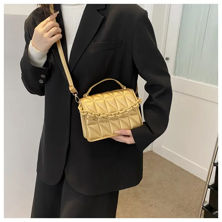 Black Quilted Chain Shoulder Bag for Women 2024 — feature 18