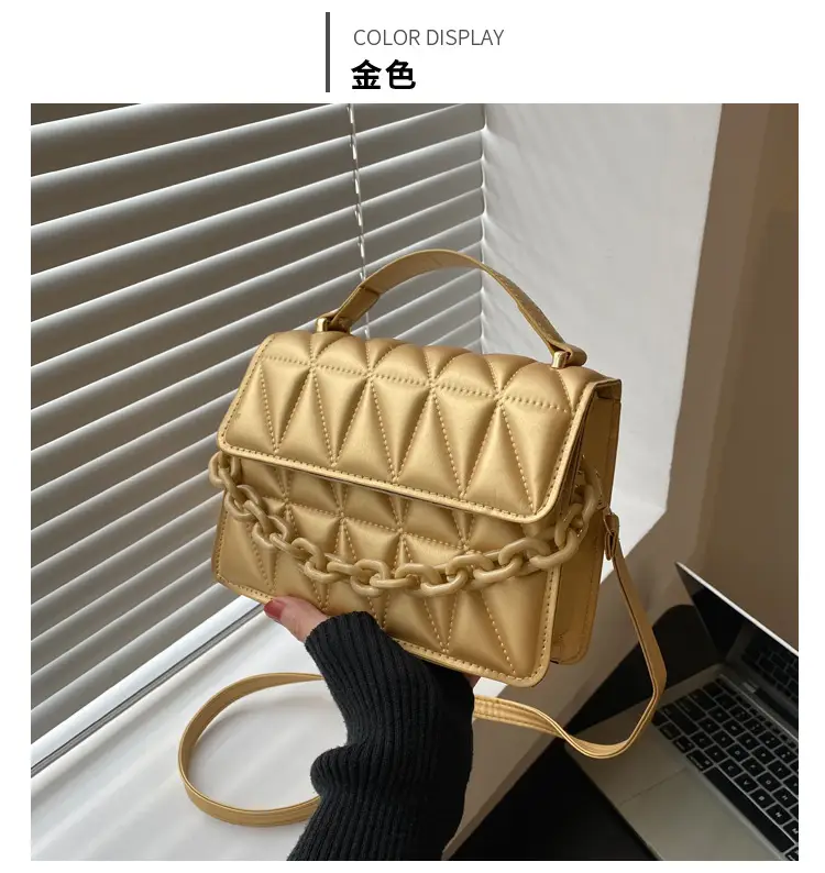 Black Quilted Chain Shoulder Bag for Women 2024 — feature 26