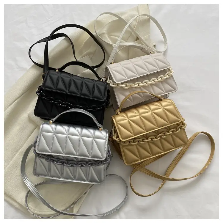 Black Quilted Chain Shoulder Bag for Women 2024 — feature 30