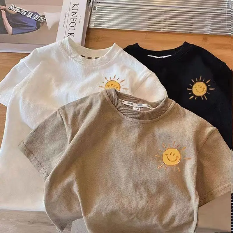 100% Cotton Boys T-Shirt Sun Planet Design — feature 3