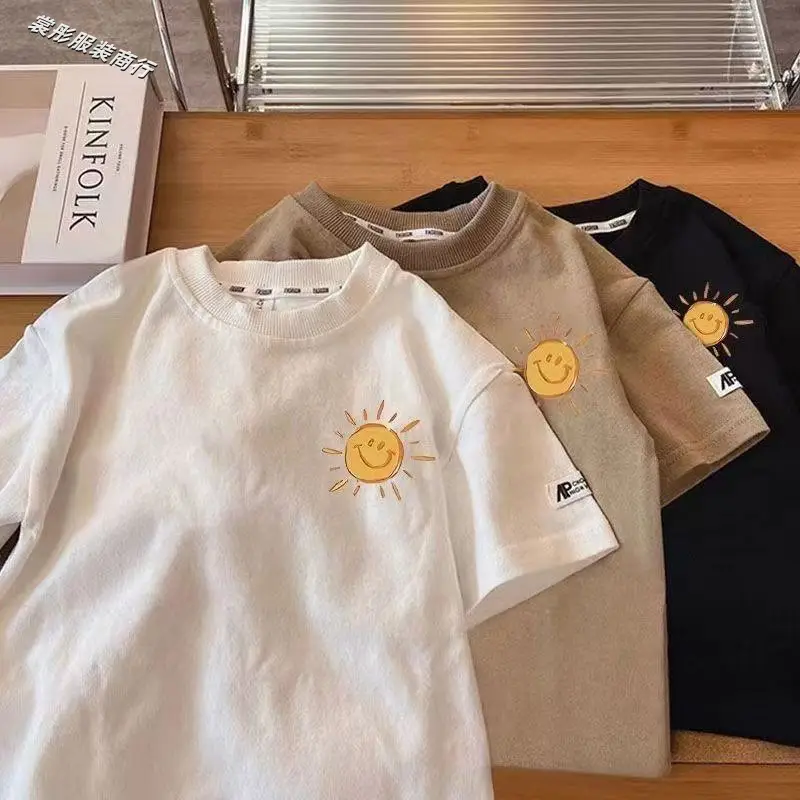 100% Cotton Boys T-Shirt Sun Planet Design — feature 9