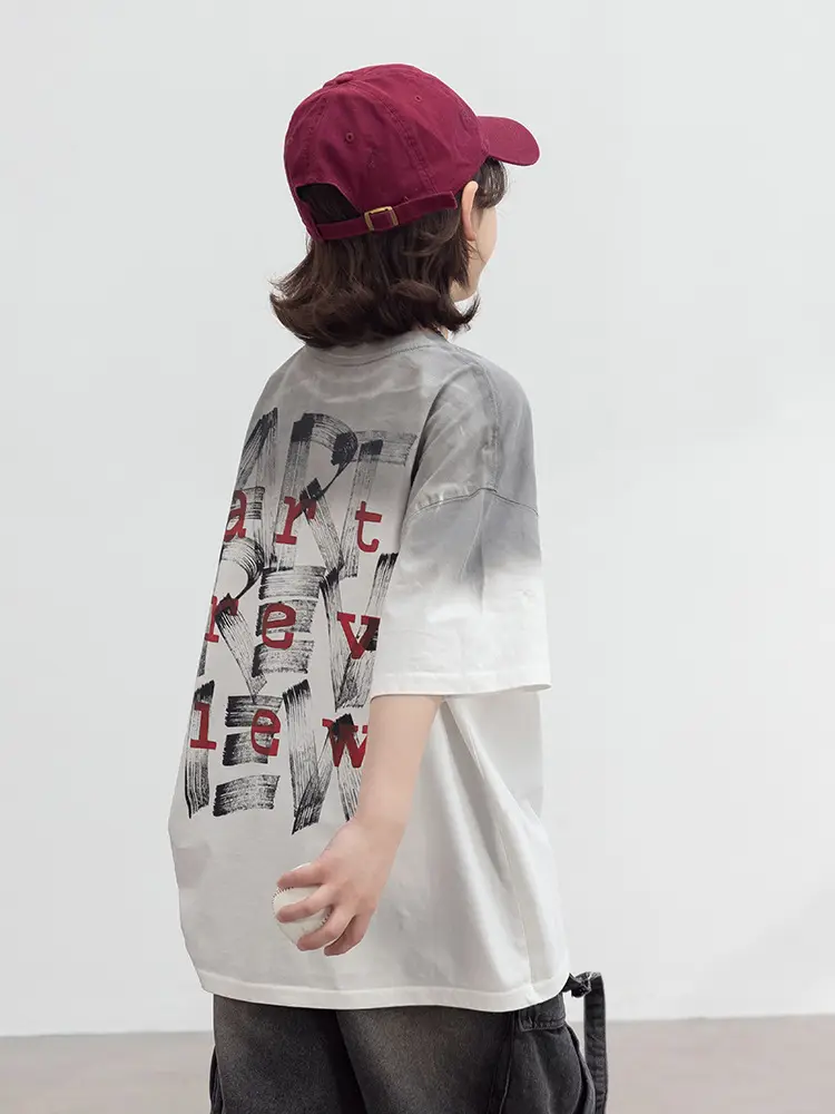 Boys T-Shirt Grey Printed Summer 2026 - Image 6