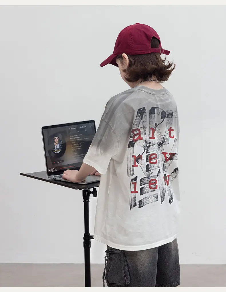 Boys T-Shirt Grey Printed Summer 2026 — feature 11