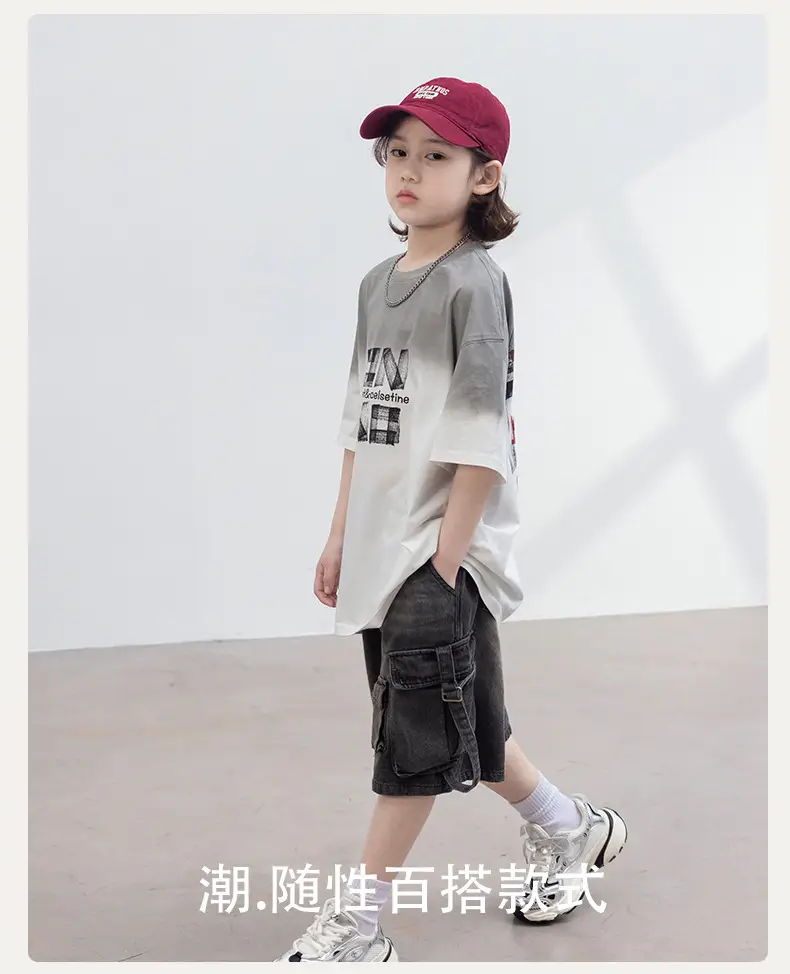 Boys T-Shirt Grey Printed Summer 2026 — feature 2