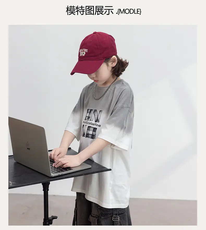 Boys T-Shirt Grey Printed Summer 2026 — feature 6