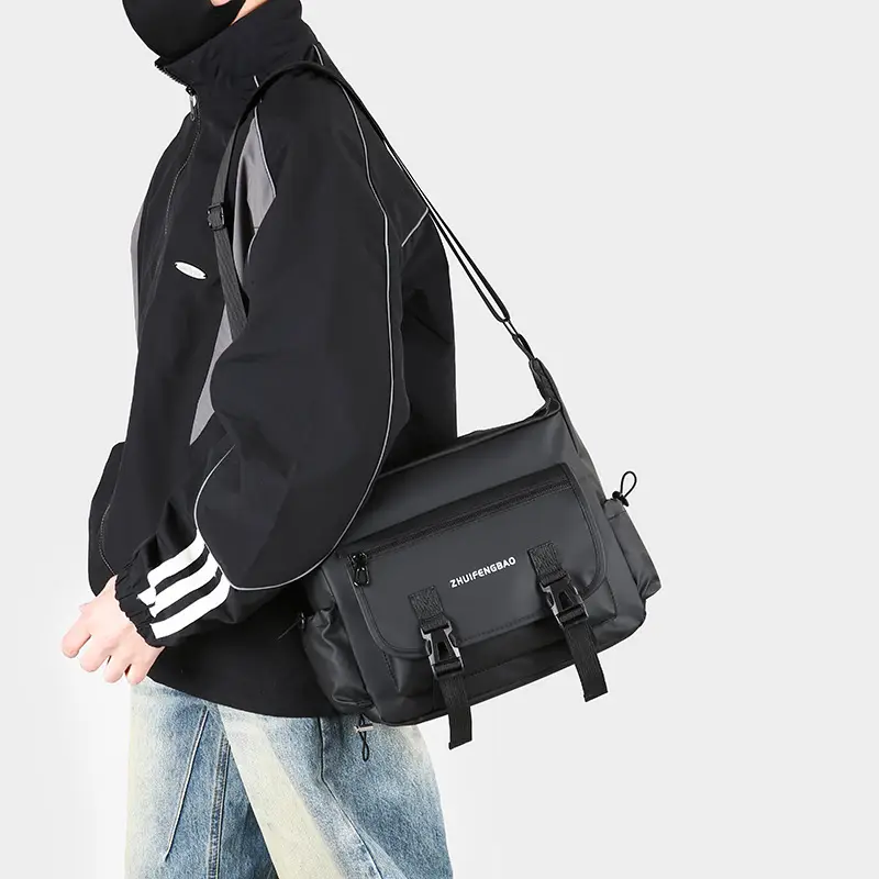 Waterproof Korean Style Men's Shoulder Bag - Image 6