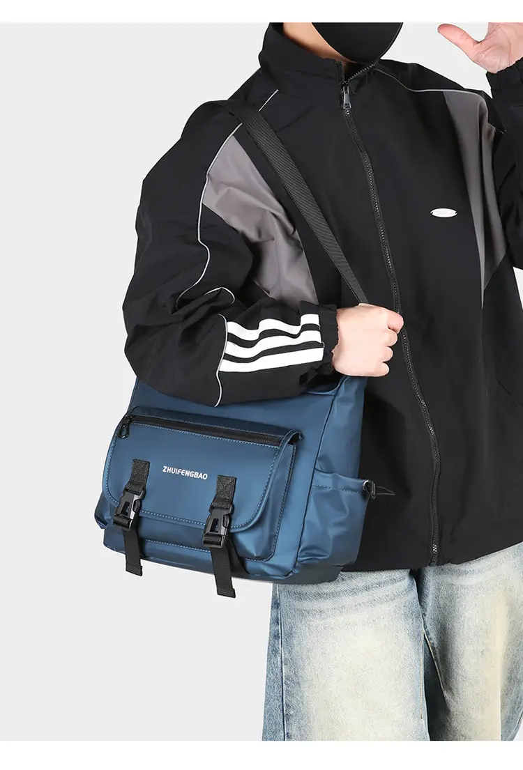 Waterproof Korean Style Men's Shoulder Bag — feature 13