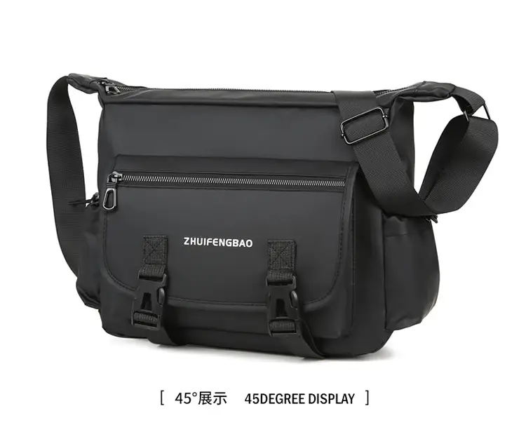 Waterproof Korean Style Men's Shoulder Bag — feature 17