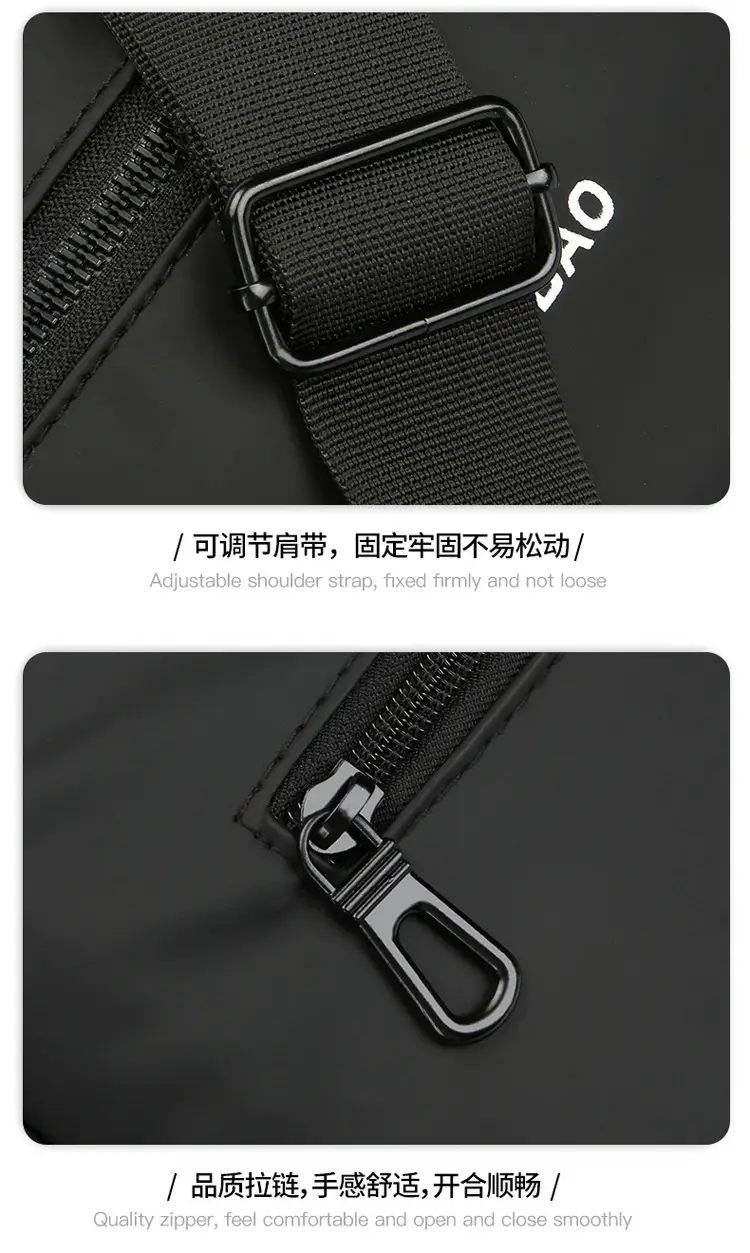 Waterproof Korean Style Men's Shoulder Bag — feature 25