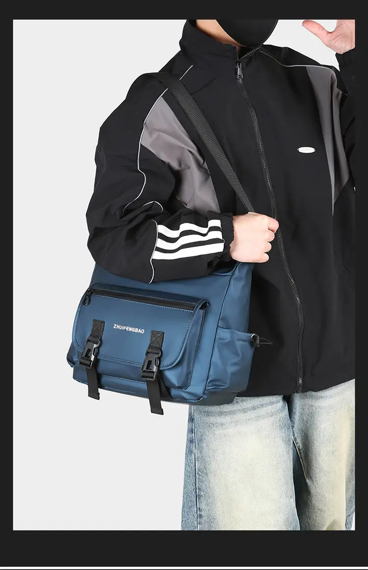 Waterproof Korean Style Men's Shoulder Bag — feature 3