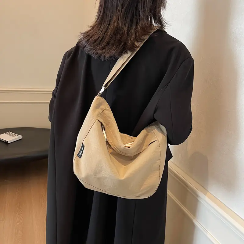 Beige Crossbody Bag for Women Casual Commute - Image 5