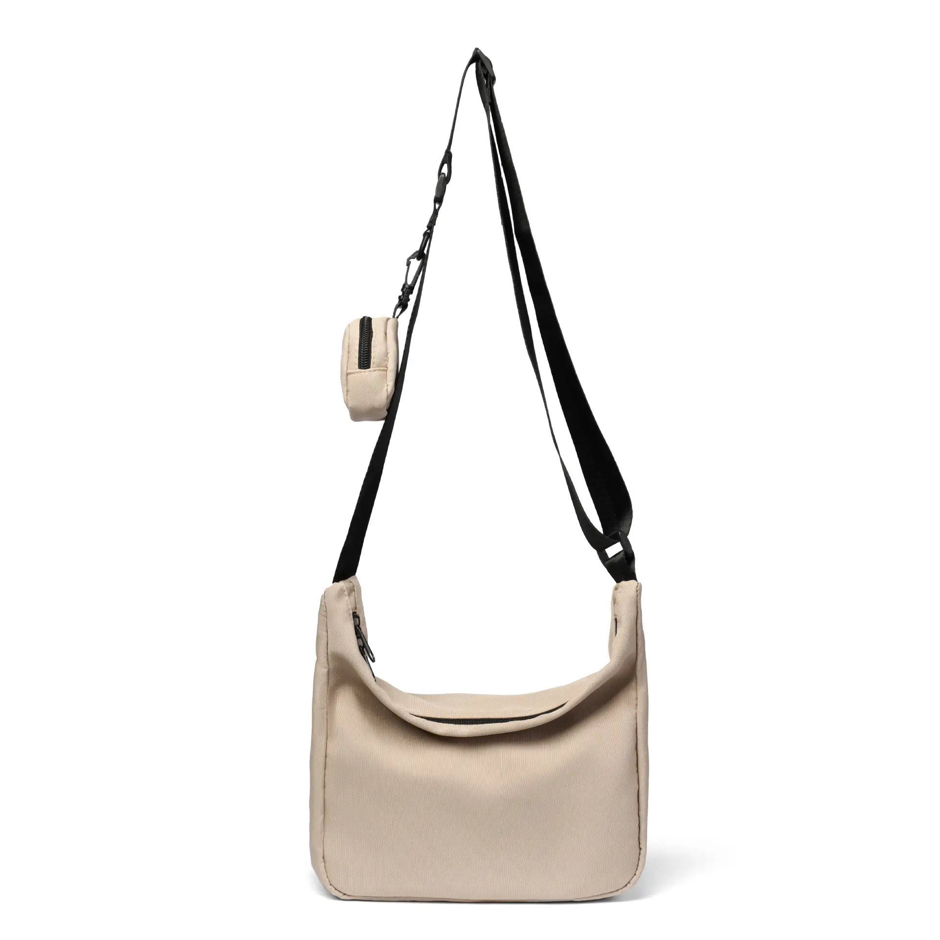 Black Crossbody Bag for Men Unisex Shoulder Bag - Image 4