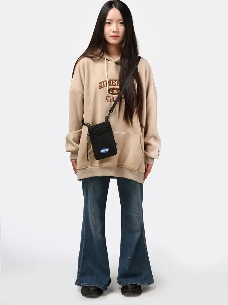 Orange Satchel Phone Bag with Adjustable Strap - Image 10