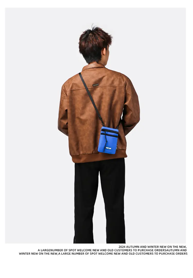 Orange Satchel Phone Bag with Adjustable Strap — feature 10