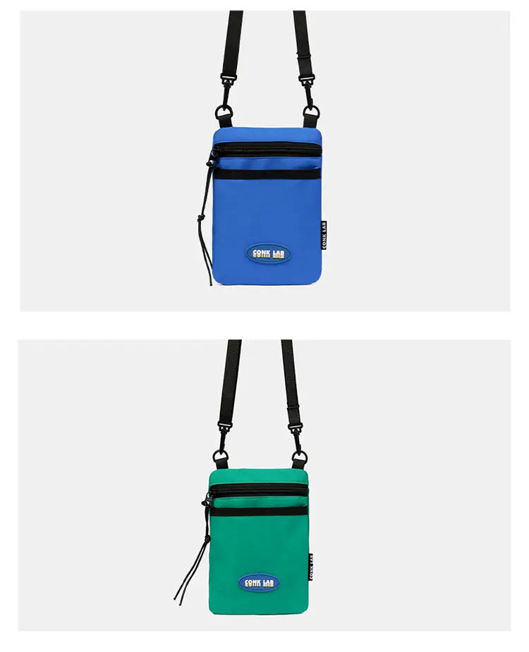 Orange Satchel Phone Bag with Adjustable Strap — feature 13