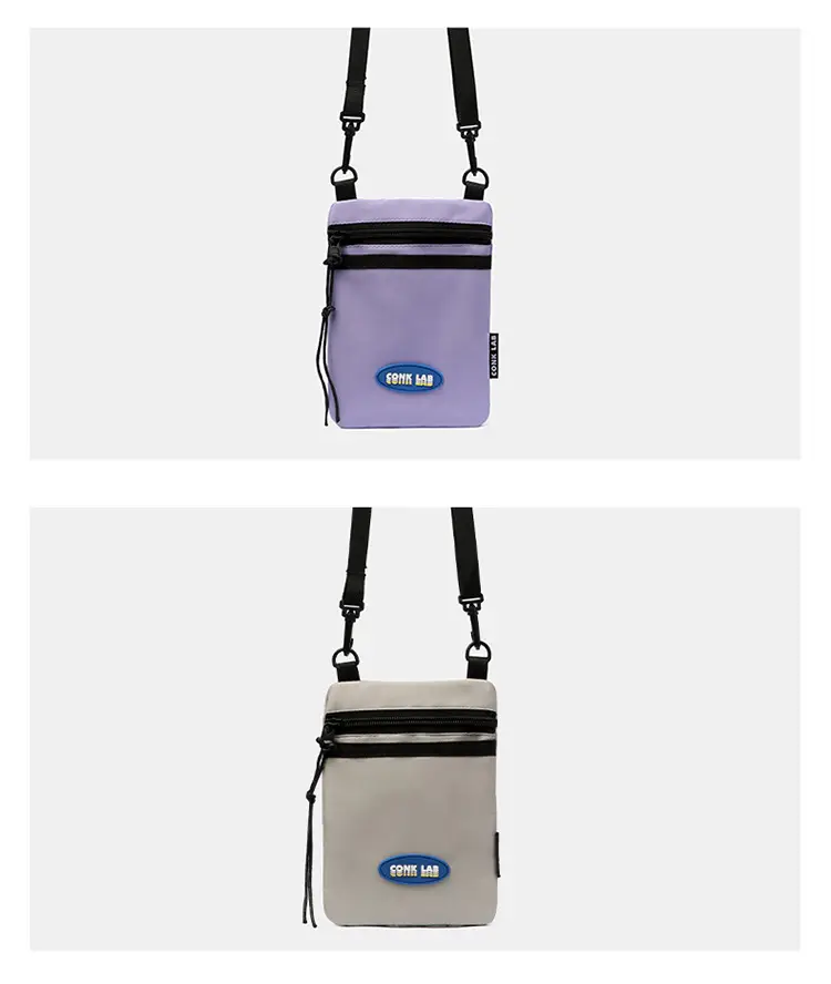 Orange Satchel Phone Bag with Adjustable Strap — feature 15