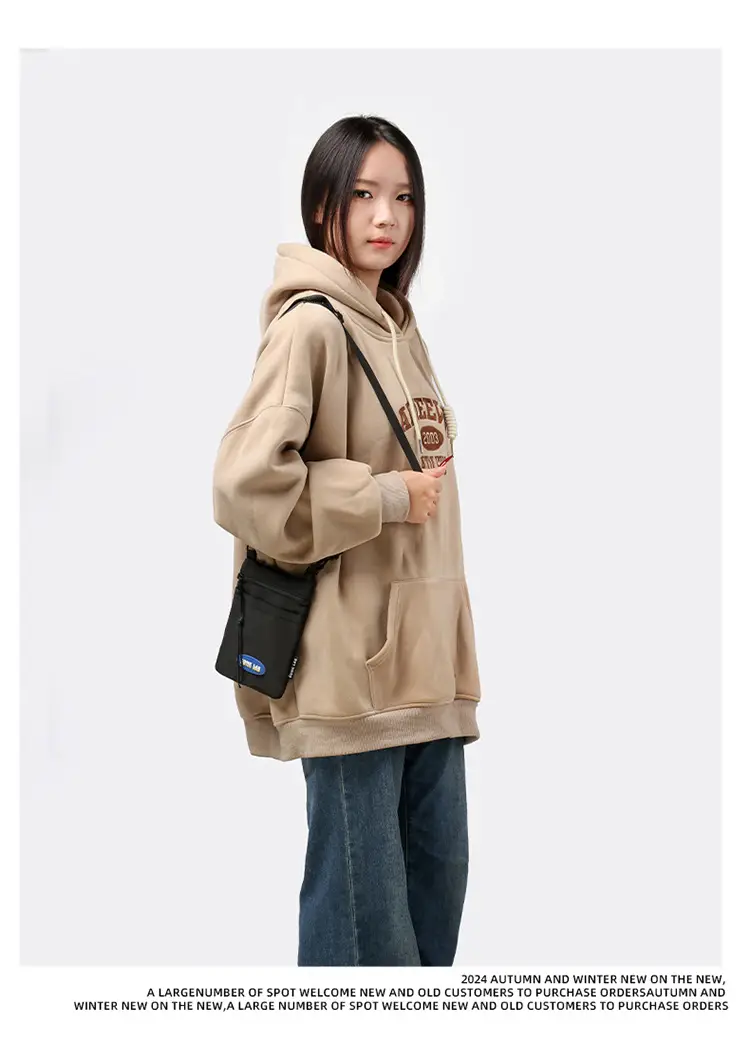 Orange Satchel Phone Bag with Adjustable Strap — feature 7
