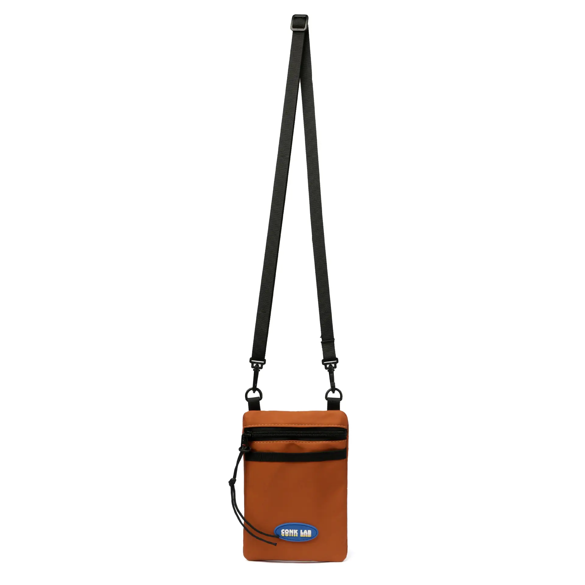 Orange Satchel Phone Bag with Adjustable Strap - Image 2