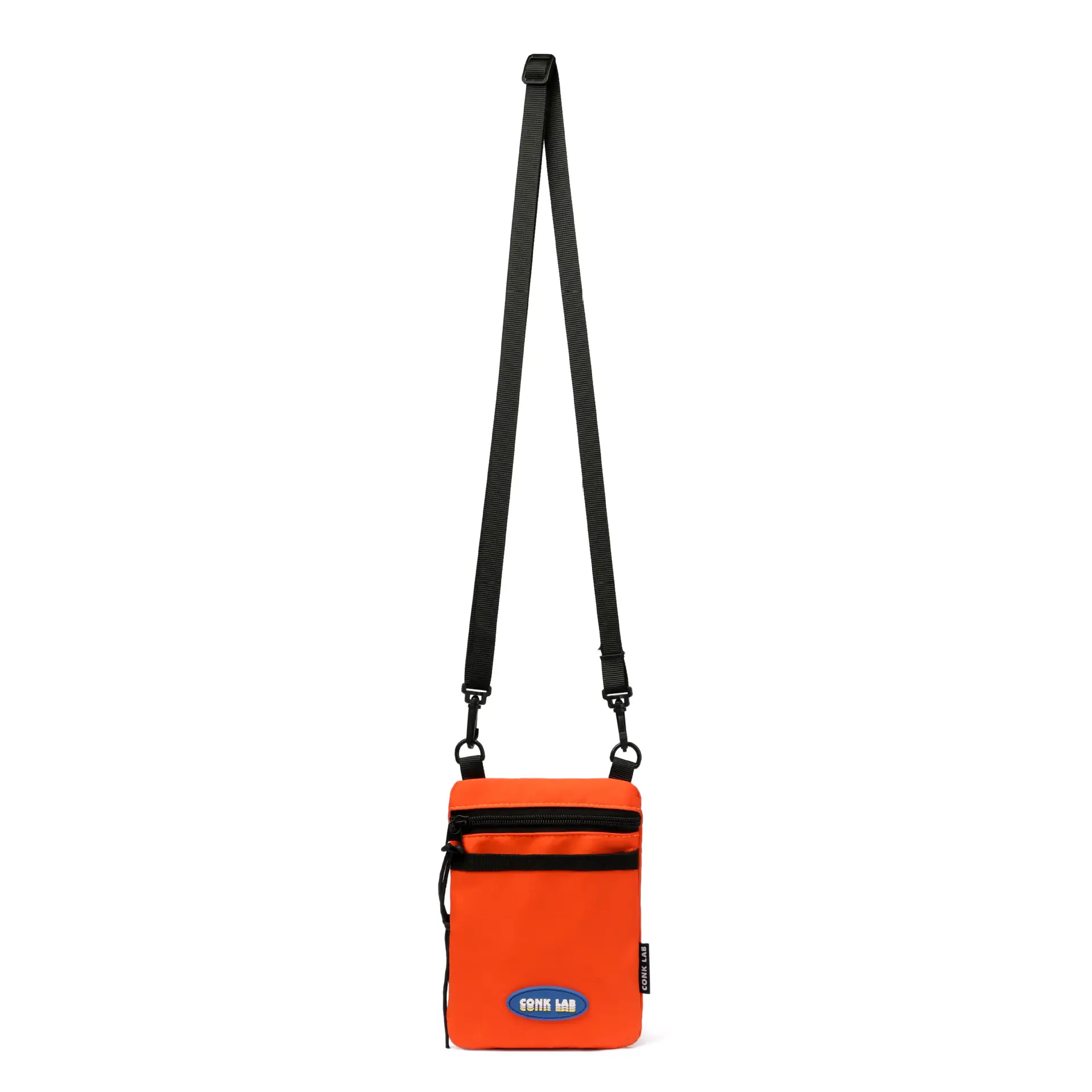Orange Satchel Phone Bag with Adjustable Strap - Image 5