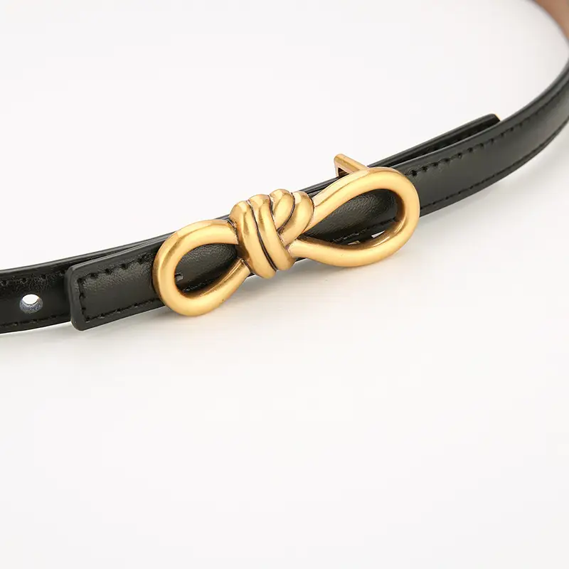 2025 Bow Genuine Leather Belt Women's Small
