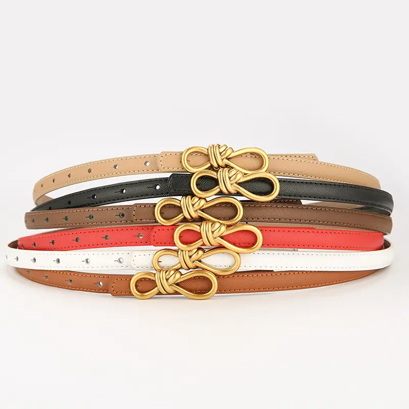 2025 Bow Genuine Leather Belt Women's Small