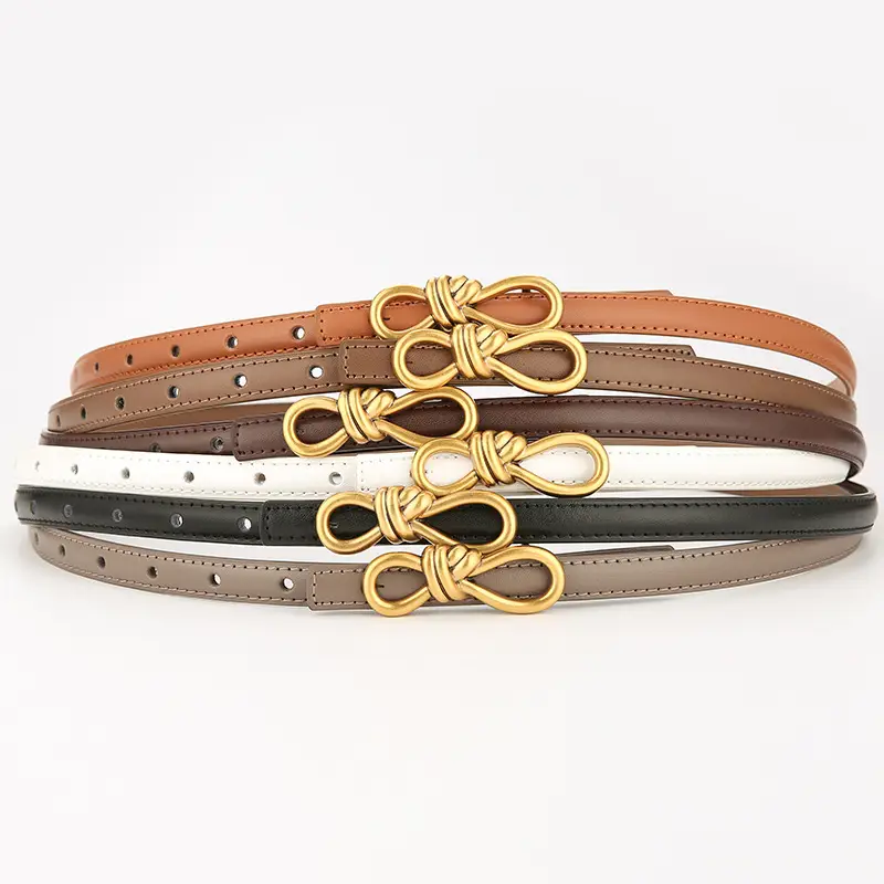 2025 Bow Genuine Leather Belt Women's Small