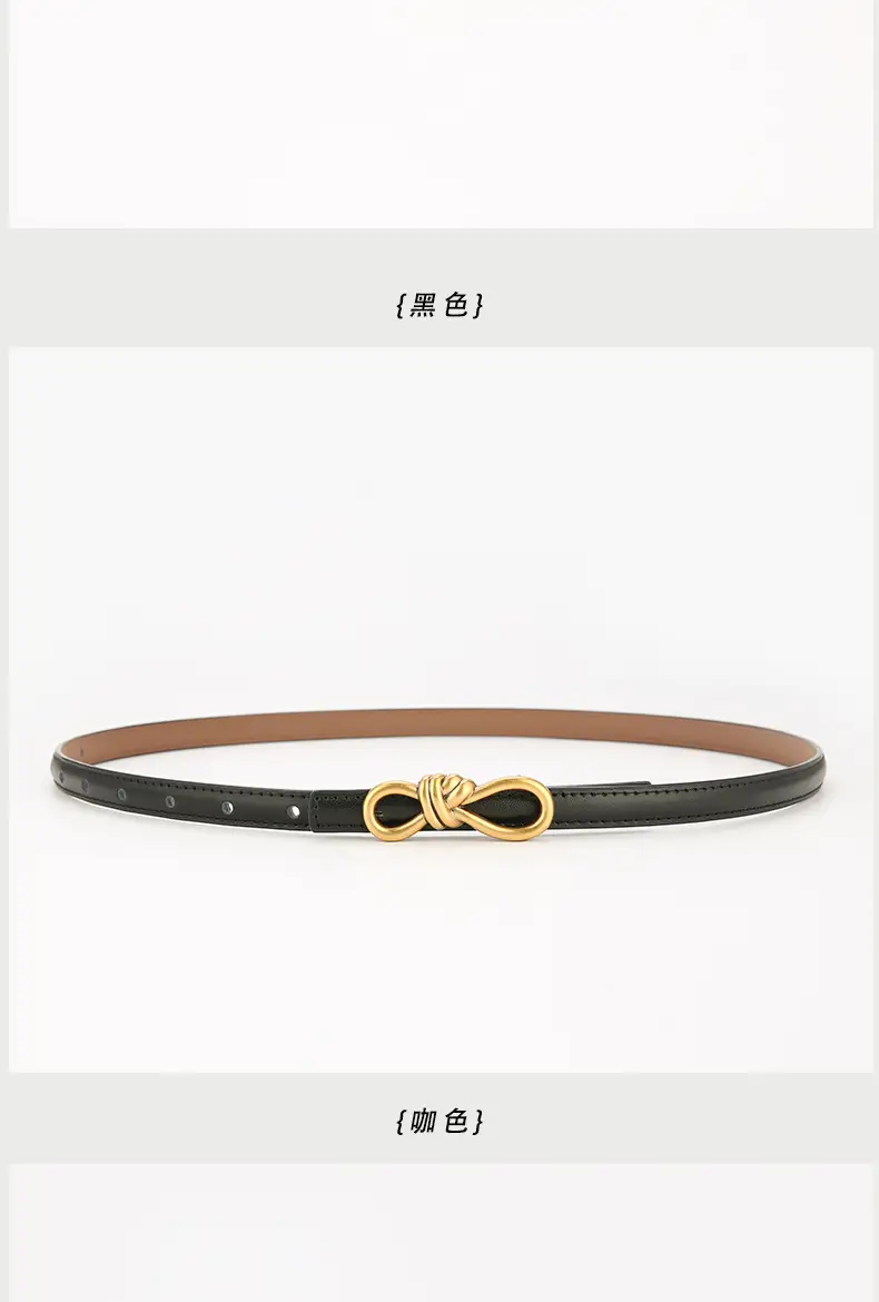 2025 Bow Genuine Leather Belt Women's Small — feature 12