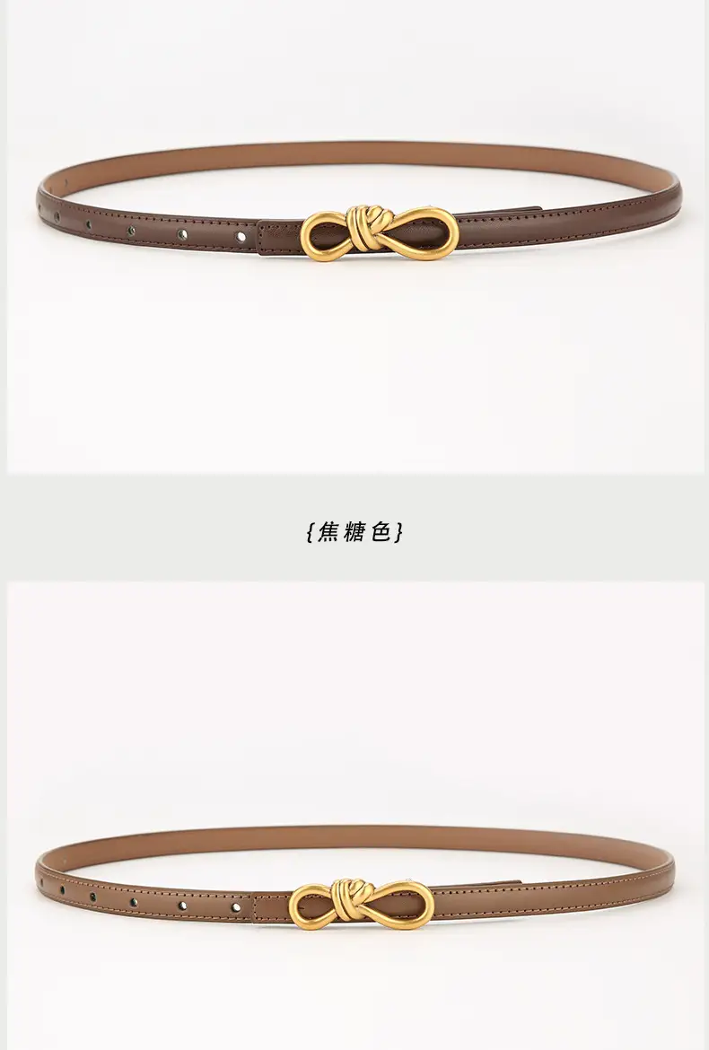2025 Bow Genuine Leather Belt Women's Small — feature 13
