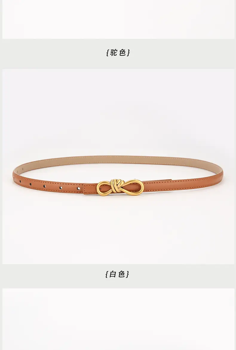 2025 Bow Genuine Leather Belt Women's Small — feature 14